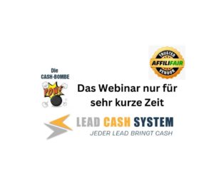 Das Webinar nur für sehr kurze Zeit.