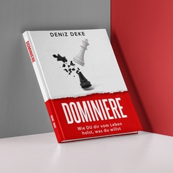Mockup vom Buch Dominieren dein Leben