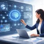 Visualisierung der strategischen Nutzung von KI für Analyse, Planung und fundierte Entscheidungen im Online-Business