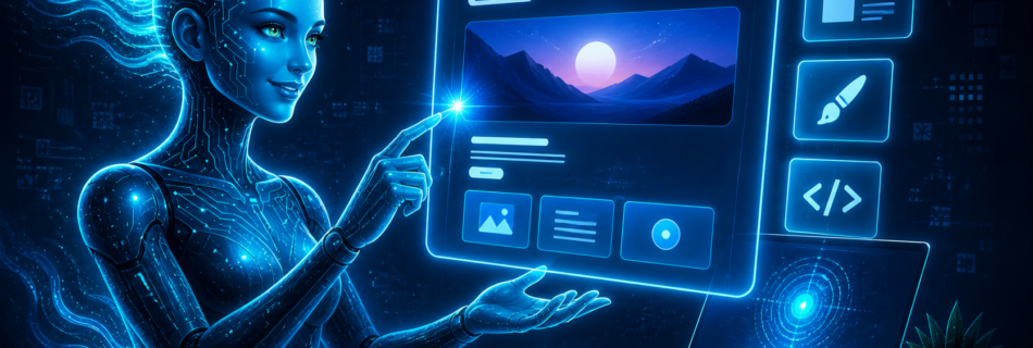 KI erstellt Website Design automatisch für Online Business Einsteiger ohne technisches Wissen